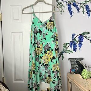 Floral Spaghetti Strap Dress
